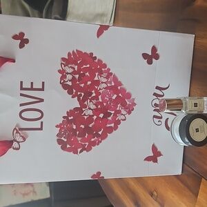 Jo Malone Wood Sage & Sea Salt Body Creme & Blackberry Bay Spray Duo & Love Bag.